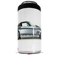 WraptorSkinz Skin Decal Wrap compatible with Yeti 16oz Tall Colster Can Cooler Insulator 1967 Corvette Silver Bullet (COOLER NOT INCLUDED)